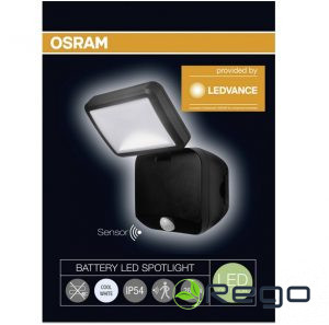 4W(260Lm) LEDVANCE LED fasādes gaismeklis ar bateriju