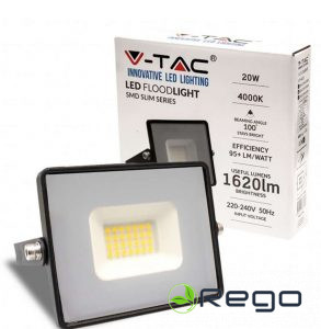 VT-SMG 4021 FL LED prožektors 1620Lm/20W/4K