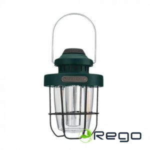 V-tac LED kempinga lukturis, 5W 230Lm IP44, zaļš, 147x100x207mm, 2700+6500K