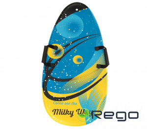 Atom sniega dēlis 90cm dzeltens/zils