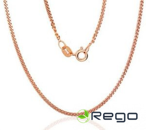 Sudraba ķēdīte ar zelta pārklājumu 50,0 izm, 3,90g, 925