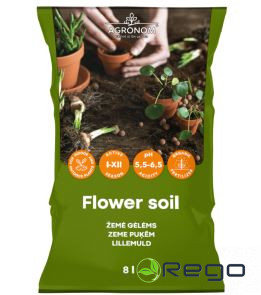 Zeme puķēm 8L AGR