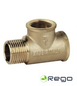 Trejgabals 1/2' M-F-F, misiņa, F138R002 (241331)