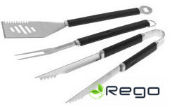 Grila piedrumu komplekts 47cm, 3gab