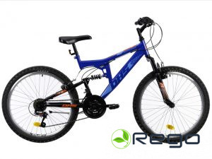 Divritenis DHS 24"2441-30, terrana-18 MTB, 15.80 kg suspen. zils