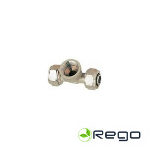 Niķelēts trejgabals 20-1/2F-20, PEX caurulēm Gtn T20X1/2FX20 (244527)