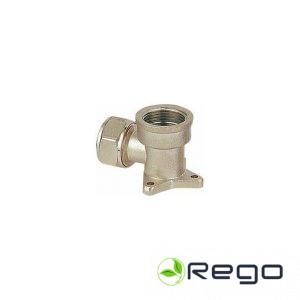 Sienas niķelēts līkums 1/2F-16, PEX caurulēm Gtn 1606N001604 (244550)