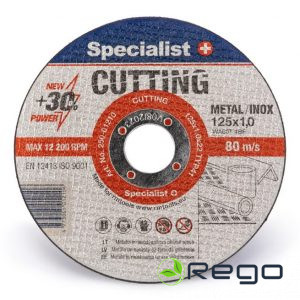 Specialist disks metālam 125x1x22 (250-01210)