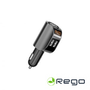 DOT 237 Auto lādētājs ar 2 USB ligzdām w/12port, 2.4A-12W (Havit)