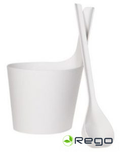 Pirts ķipis ar kausu balts