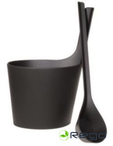 Pirts ķipis ar kausu melns