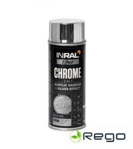 Akrila aerosola laka INRAL LACKER ,sudraba ,400ml (26-7-1-003)