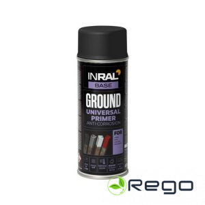 Antikorozijas aerosola grunts INRAL GROUND melna RAL9011 400ml (26-7-2-002)