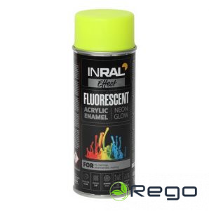 Emalja aerosola INRAL Fluorescent dzeltena (26-7-5-004)