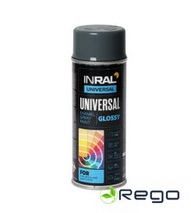 Emalja aerosola pelēka INRAL UNIVERS.400ml (26-7-6-007)