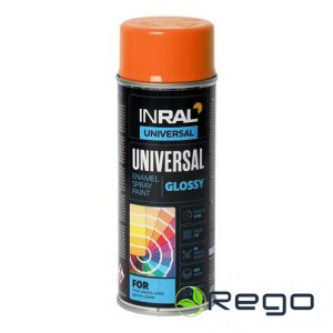 Emalja aerosola krāsa INRAL UNIVERSAL, RAL2004, 400ml, oranža (26-7-6-013)