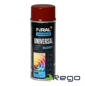 Emalja aerosola INRAL UNIVERSAL RAL3011, sarkanbrūna 400ml (26-7-6-016)