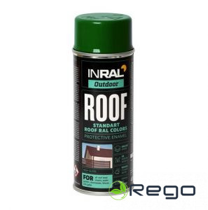 Inral Aerosolkrāsa ROOF sūnu zaļa RAL6005 (26-7-7-004)