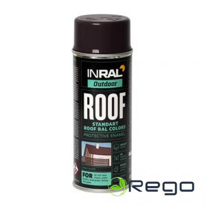 Inral Aerosolkrāsa ROOF pelēkbrūna RAL8019 (26-7-7-007)