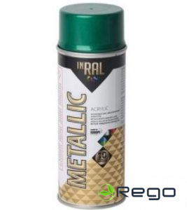 Aerosola akrila laka metallic zaļa 400ml