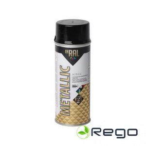 Aerosola akrila laka METALLIC melna 400ml (26-7-8-004)