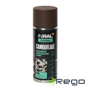INRAL CAMOUFLAGE Ādas brūna, matēta aerosolkrāsa, 400ml (26-8-4-004)