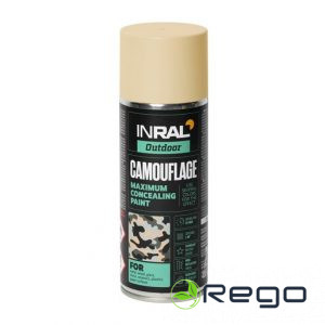 INRAL CAMOUFLAGE bēša,matēta aerosolkrāsa 400ml (26-8-4-005)