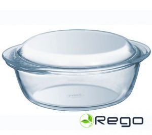 Stikla trauks ar vāku 2,1L Pyrex Essentials