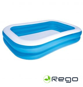 Bestway ģimenes peldbaseins 262z175x51cm, 6+ gadi