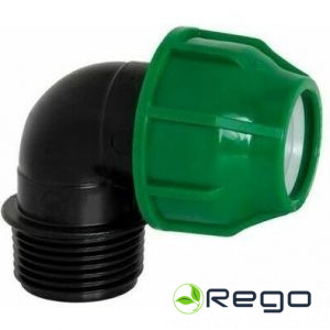 Plastmasas līkums 63x2' M, B211063-2 (270345)