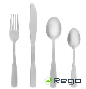 Maku Basic galda piederumu komplekts matēts sudraba 16gab