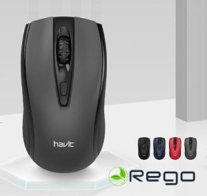 HAVIT 858 bezvadu datorpele, 1600dpi (MS858GT)