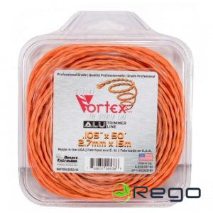 Trimmera aukla VORTEX ALU 2.7mm / 15m vītā (2715VOAL)