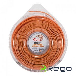 Trimmera aukla VORTEX ALU 2.7mm / 56m vītā (2756VOAL)