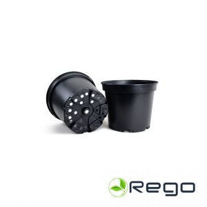 Apaļš pods dēstiem D19cm melns (3L)