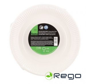 Saana vienreizlietojamie šķīvji Bio 23 cm 45 gab.