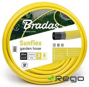 Dārza šļūtene SUNFLEX 1/2'-50m, dzeltena, WMS1/250 (280032)