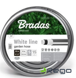 Dārza šļūtene White Line 1/2' 30m pelēka WL1/230 (280162)