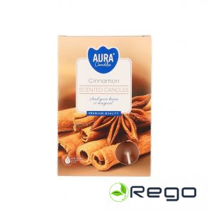 Aura aromātiskās tējas sveces 6gab Cinnamon