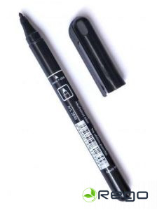 Centropen marķieris perm. melns 1.0mm, konisks