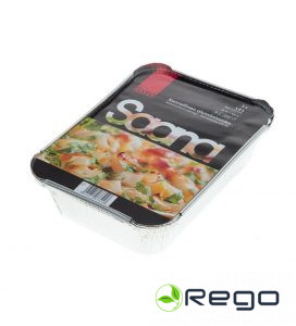 Alumīnija trauks 1,9L 3gab