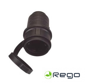 Gumijas ligzda, SY-CZ-29 ievades caurums d:7 mm, IP44, melna (17758S)