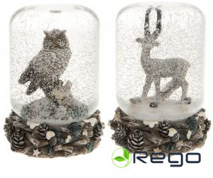 Winteria sniega dekors Meža dzīvnieki mix