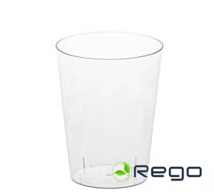 Saana glāzes plastmasas 300ml 20gab