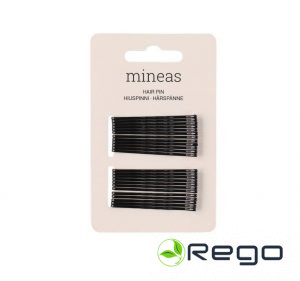 Mineas matu sprādzes 24gab melnas