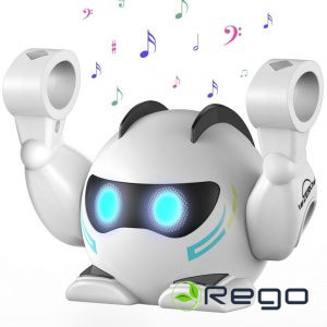 LE NENG K24 Ripojošs robots ar mūziku un skārienjūtības sensoriem.