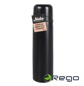 Maku termoss metāla, matēts, melns 1L