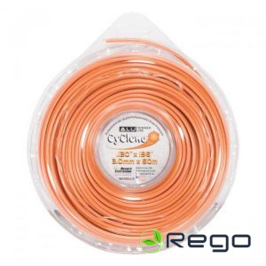 Trimmera aukla ALU Cyclone 3.0mm / 60m sešsturaina alumīnija (3060CAL)