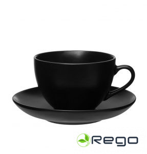 Maku keramikas kafijas krūze un tasīte melna 225ml