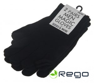 Acces cimdi vīriešu 2 pāri, melni